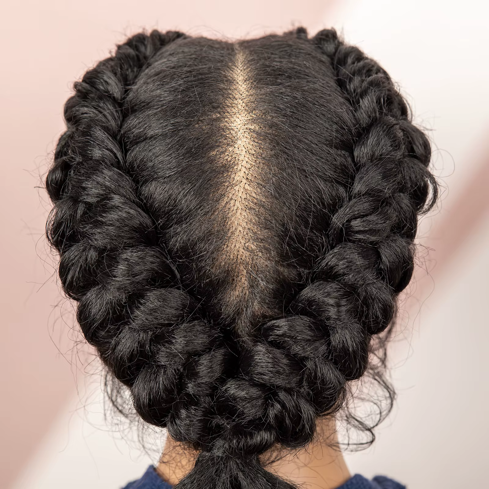 Cornrow tressé perruques pour femmes sans noeud 30 pouces synthétique Conrow tresses perruque avec bébé cheveux queue