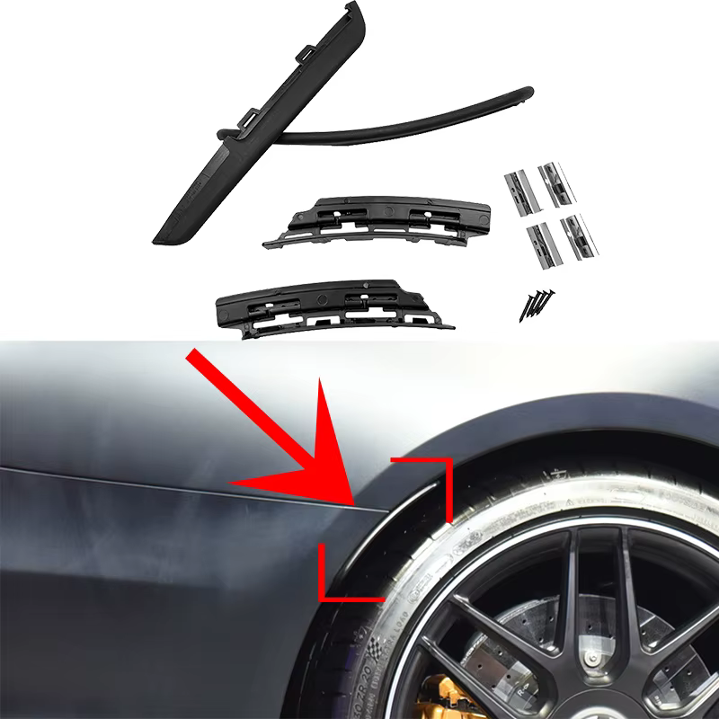 Extension de garde-boue arrière pour Mercedes Benz W213 E200 E250 E300 E400 E53 E63 E43 AMG Berline 2016-2022