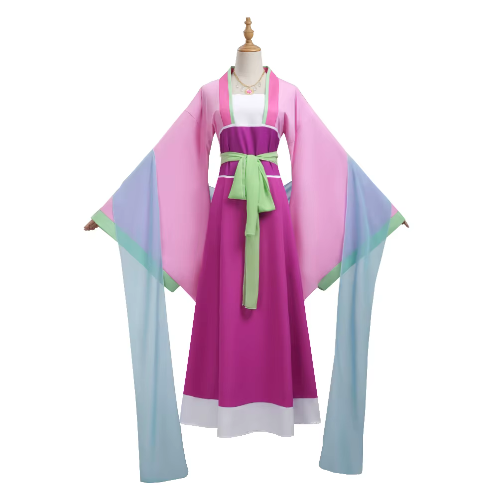 Maomao Cosplay Costume perruque Anime l'apothicaire journaux robe rose fête d'halloween pour les femmes
