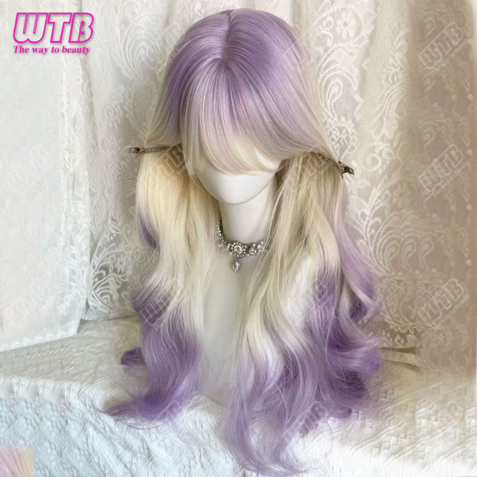 Perruque synthétique longue bouclée pour femme