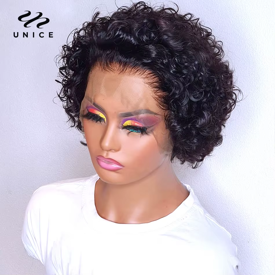 Perruque Lace Pixie Cut Wig 100% naturelle-UNice Hair