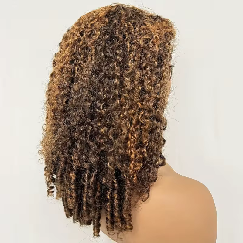Perruque bouclée birmane 13x4 HD Lace Front