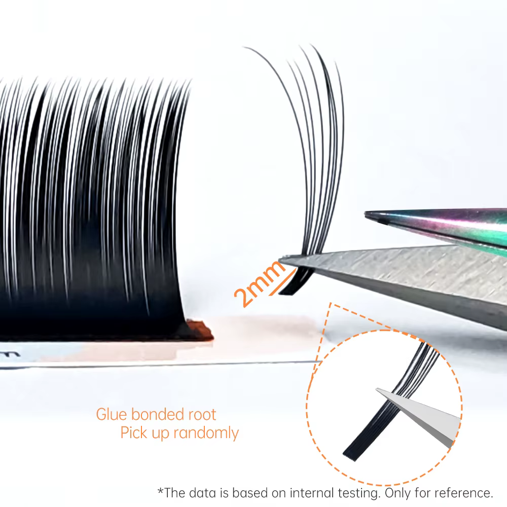 Extensions de cils Yelix Camellia avec adhésif, extensions de cils volume UB UC UJ en éventail, cils Camellia Blooming pour artistes en extensions de cils