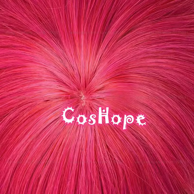 Pinkie Pie Cosplay perruque Pinkamena Diane Pie 70 cm perruque avec queues de cheval Rose rouge perruque Cosplay Anime résistant à la chaleur perruques synthétiques