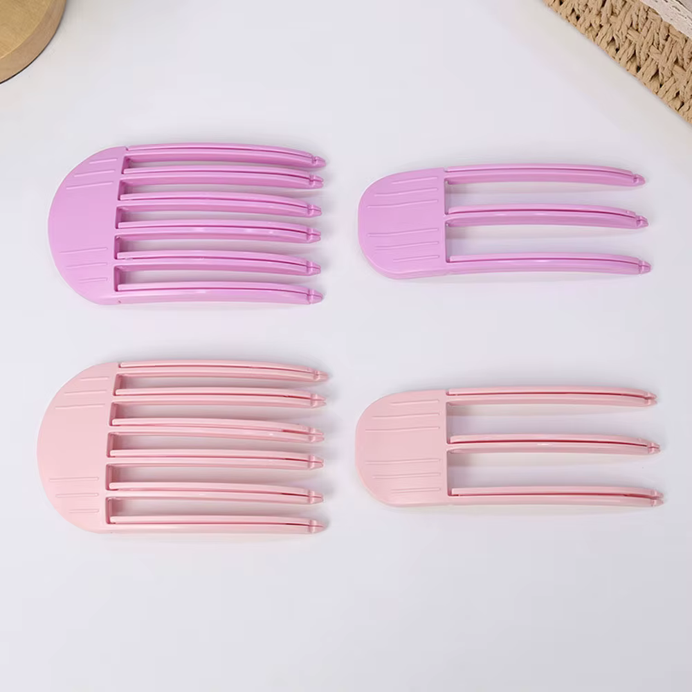 Épingle à cheveux moelleuse frangue à friser Clips racines