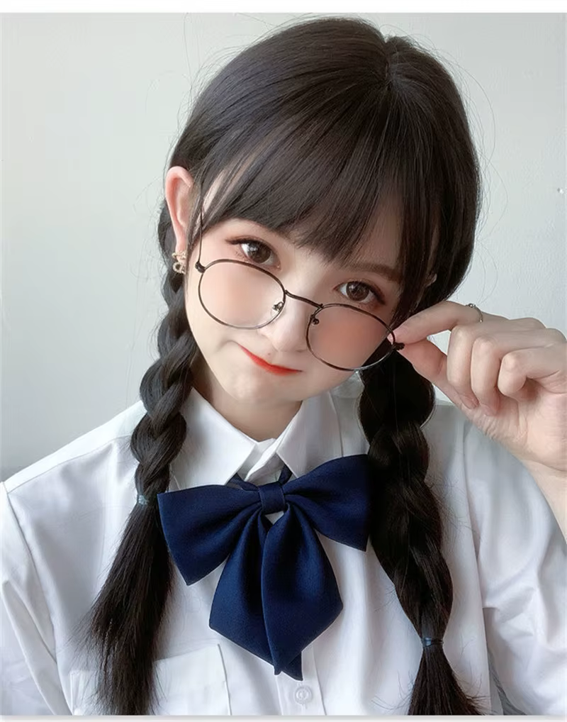 Extensions de cheveux synthétiques coréennes pour filles JK
