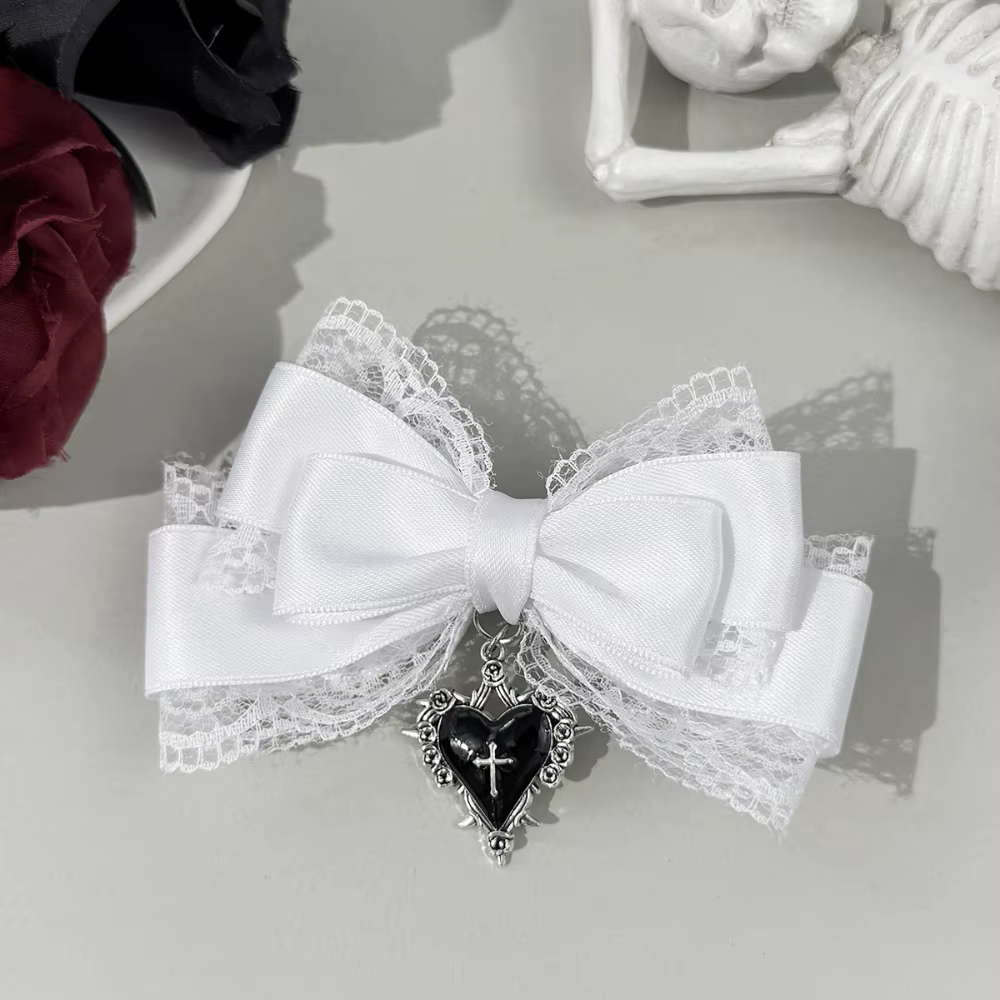 Pinces à cheveux gothiques Style Lolita