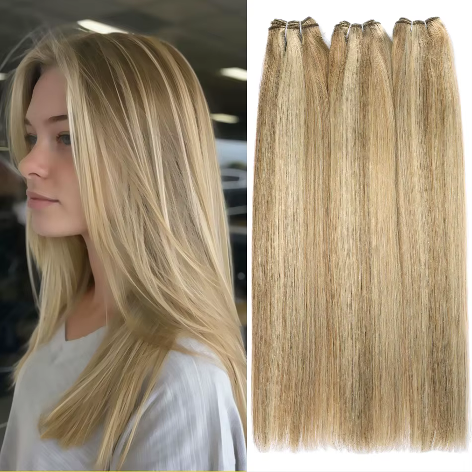 Tissage en lot brésilien naturel Remy européen lisse