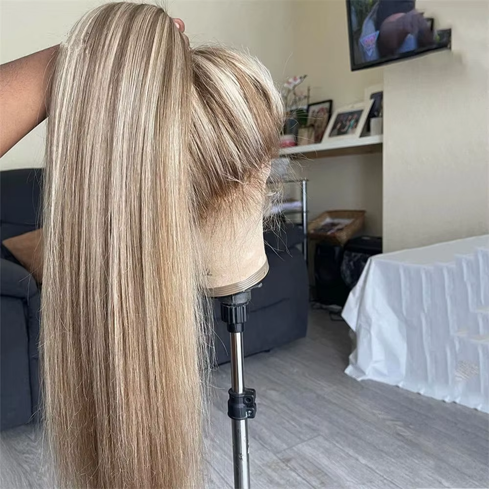 Perruque simple lisse et naturelle pour femme