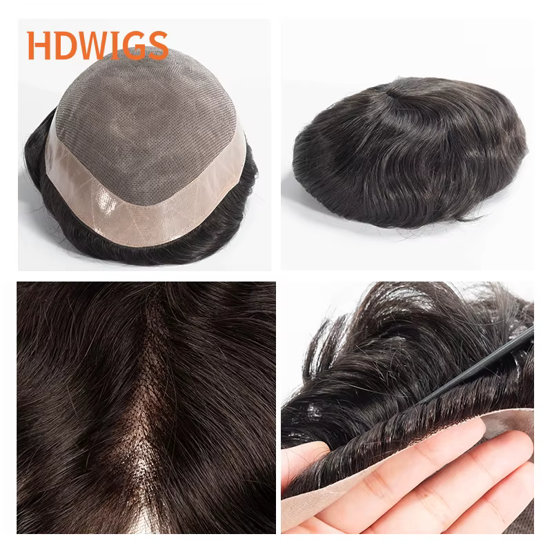 HDWIGS Perruques pour hommes