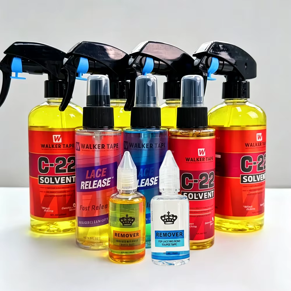Dégraissant pour perruques en dentelle, dissolvant de colle pour toupets, dégraissant pour extensions de cheveux, dégraissant pour bandes adhésives Walker Tape C-22 en spray