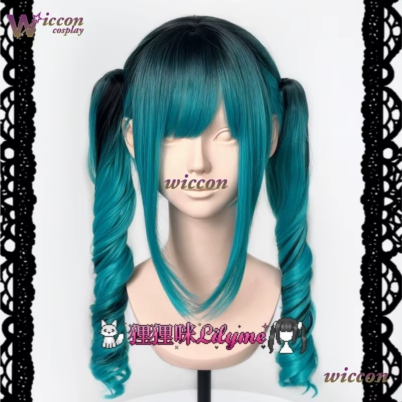 Perruque synthétique de Cosplay Anime Misamisa Jirai Kei pour filles