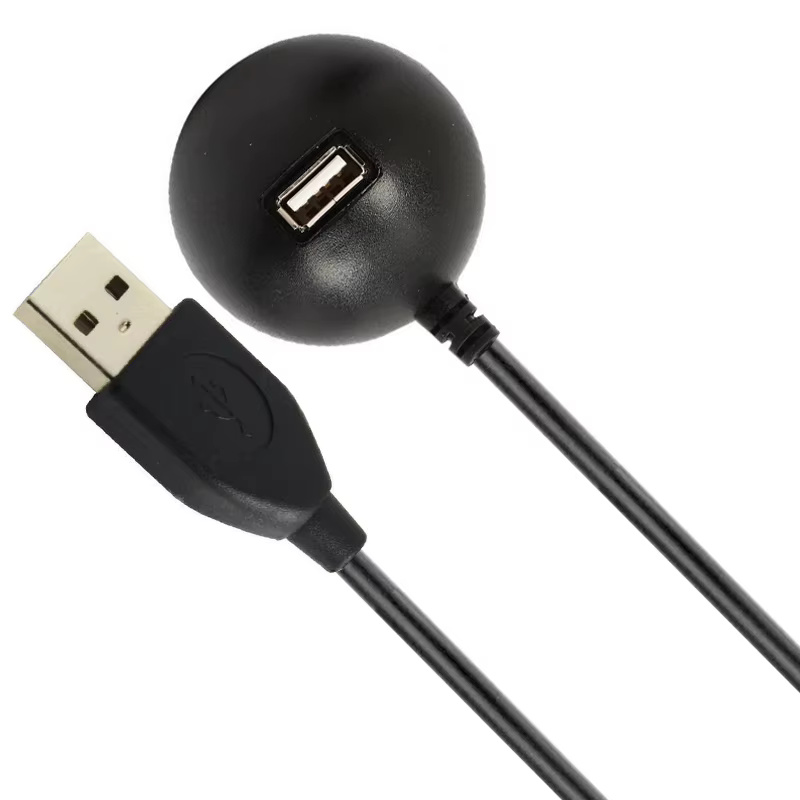Câble d'extension USB de bureau USB 3.0/USB 2.0 rallonge mâle à femelle avec câble d'extension de bureau USB moulé sur base M/F