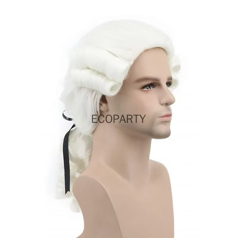 Perruque Synthétique Longue et Bouclée pour Cosplay Baroque