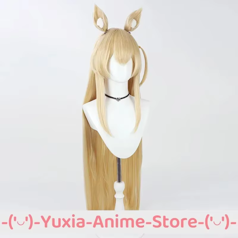 Perruque de cosplay Kurumi Blue Archive avec oreilles et bonnet