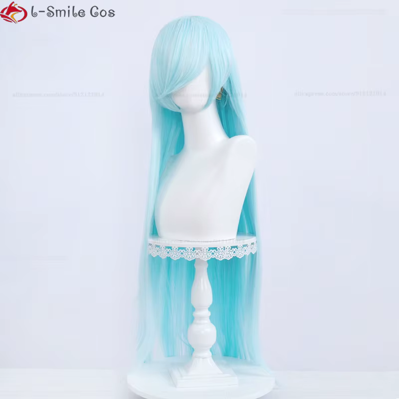 Perruque synthétique lisse et longue de 100cm pour femme