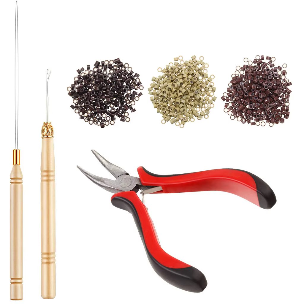 Kit d'outils pour extensions de cheveux