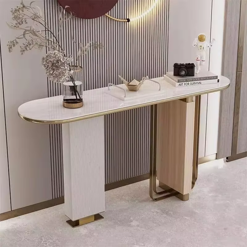 Table de salon polyvalente de rangement, console de luxe, table de jardin, table basse moderne, meuble d'entrée