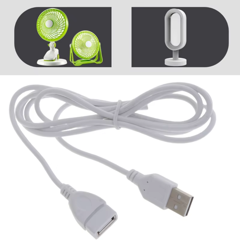 Câble d'extension USB blanc, câble d'extension A mâle à femelle, 1.5M, 5 pieds