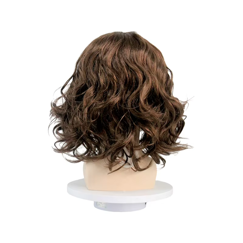 Perruque de cosplay bouclée pour homme