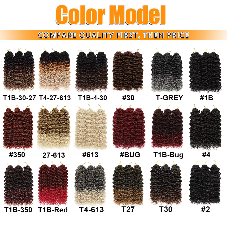GOGO Curl Extensions de cheveux synthétiques au Crochet pour femme 14 18 22 pouces Faux Locs Afro