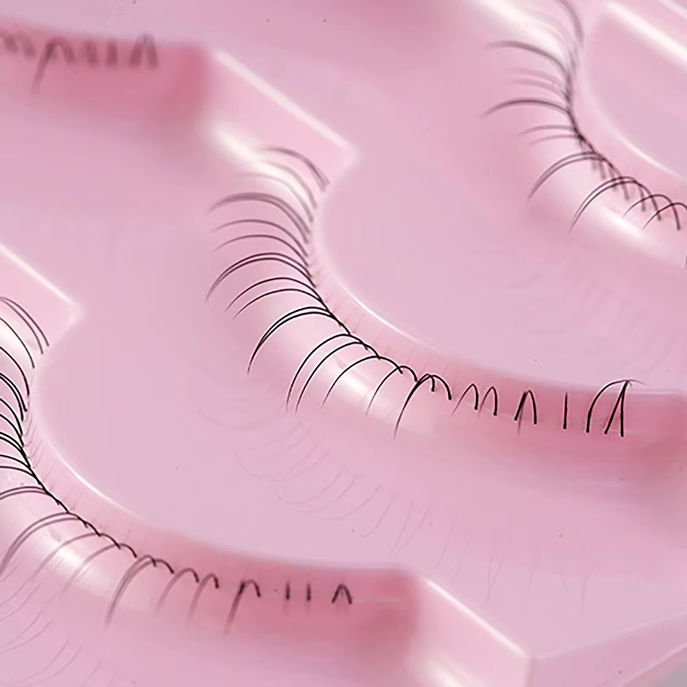 Faux cils inférieurs, maquillage naturel