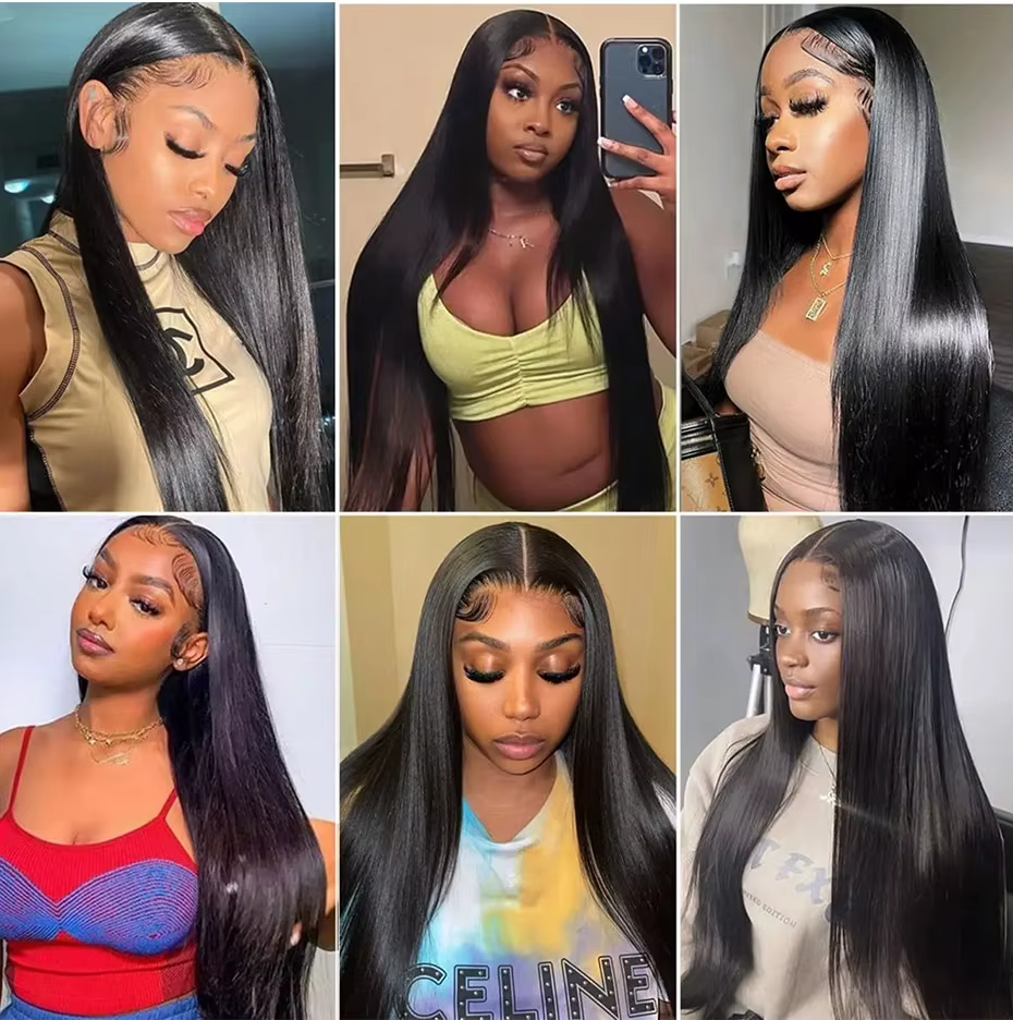 Perruques Lace Frontal 13x6 et 13x4 en Cheveux Humains 100% Naturels