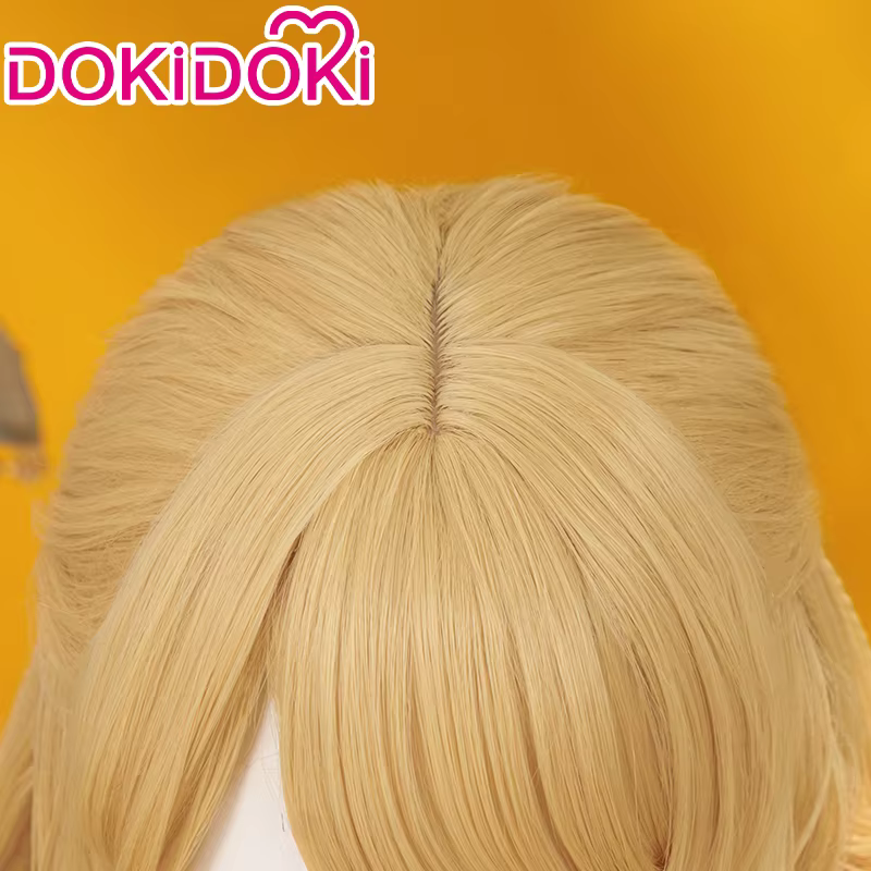 EN STOCK Navia perruque jeu Genshin Impact DokiDoki femmes cheveux longs blonds Fontaine Navia casquette de perruque gratuite Navia lunettes de soleil