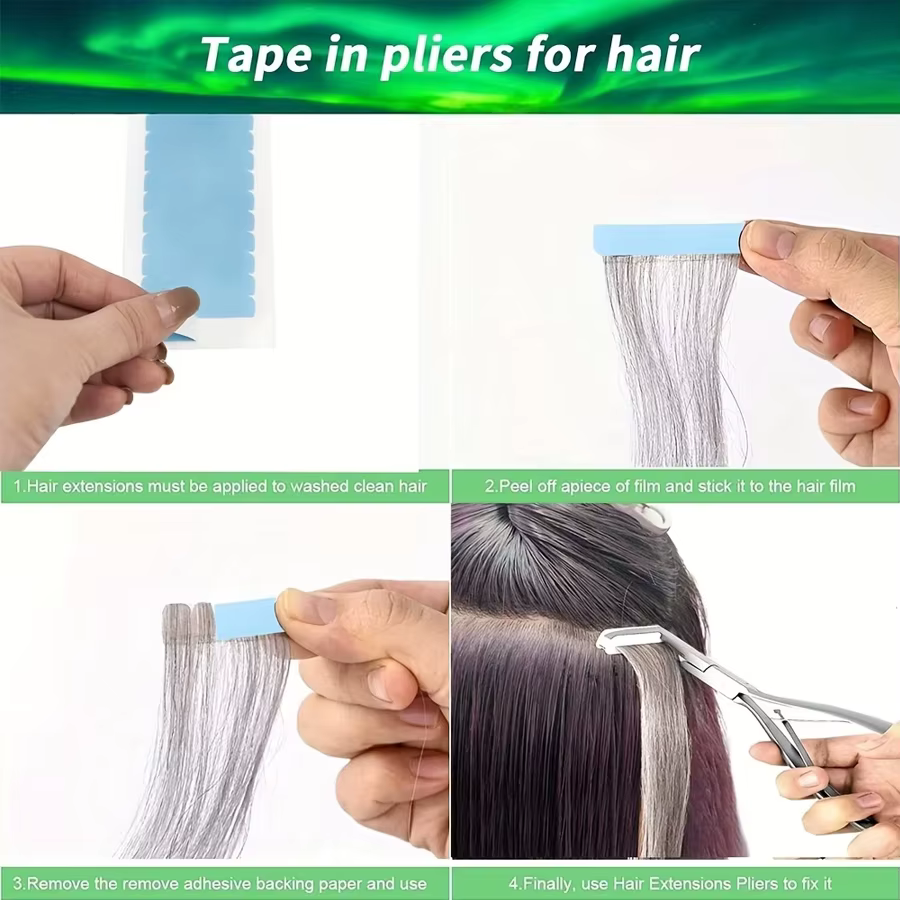 Kit d'outils professionnels pour extensions de cheveux