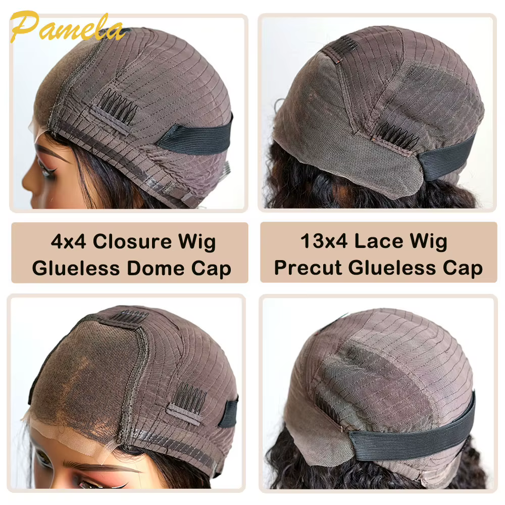 Perruque Blonde Ombre couleur marron perruque de cheveux humains 250 densité lâche vague profonde dentelle frontale sans colle perruques cheveux humains prêt à porter