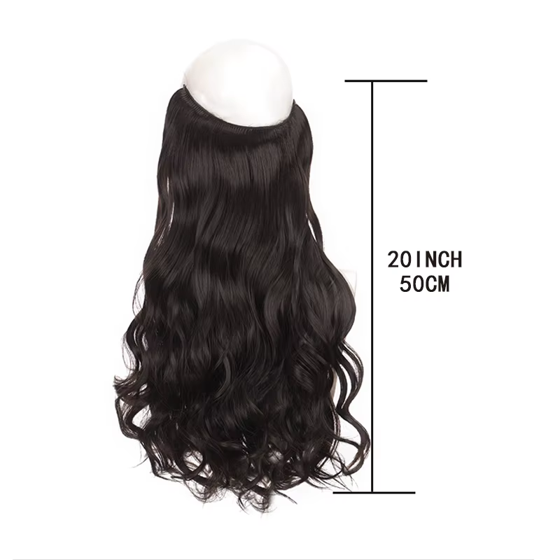 Extension de cheveux synthétiques longs pour femmes