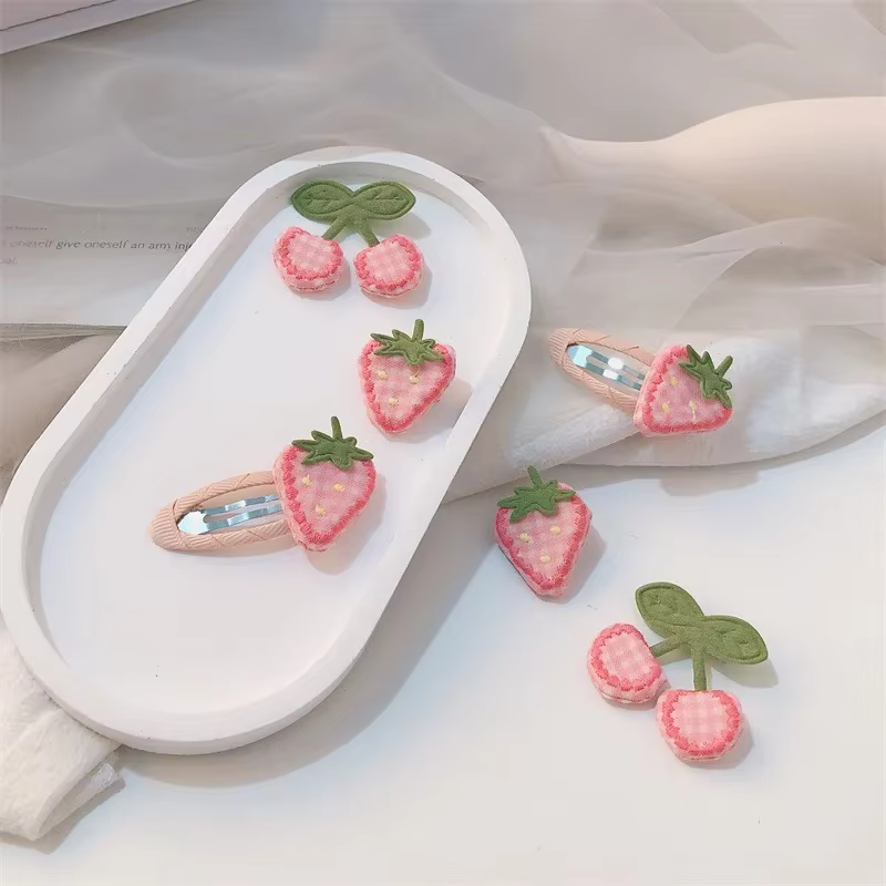 Pinces à cheveux Harvey rose pour enfants