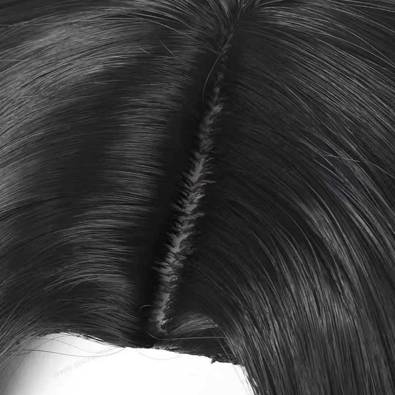 Perruque de cosplay Anime Oosaki Nana, 28 cm, cheveux noirs courts, résistants à la chaleur, synthétiques, pour Halloween