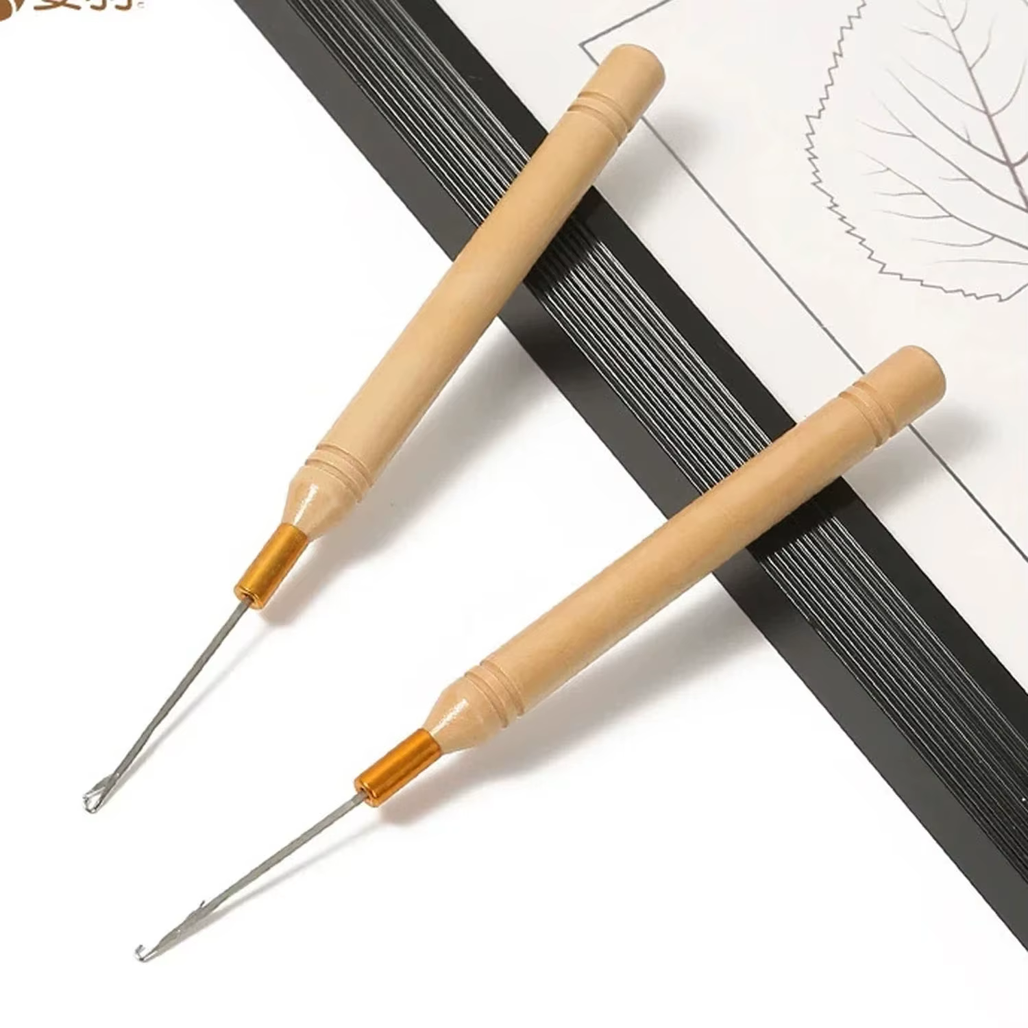 Kit d'extension de cheveux avec perle au Crochet