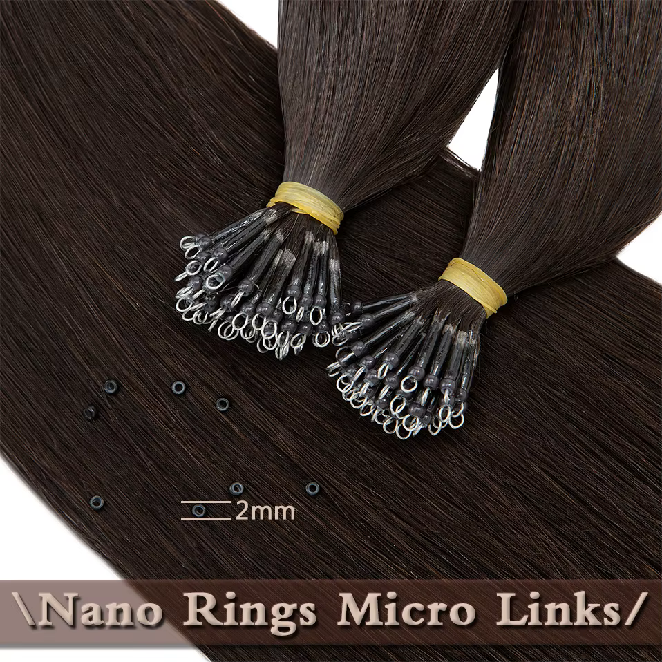 S-noilte-Extensions de Cheveux Naturels Lisses