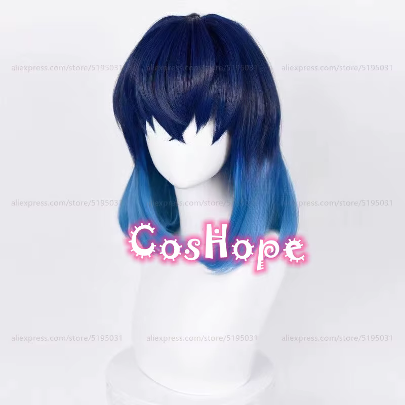Hashibira Inosuke Cosplay Perruque