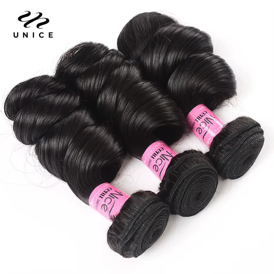 Tissage en lot brésilien Remy 100% naturel-UNice Hair Company