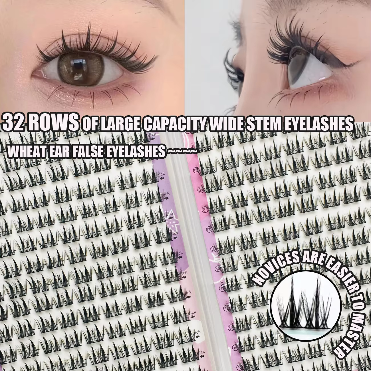 Extensions de Cils Double Blé