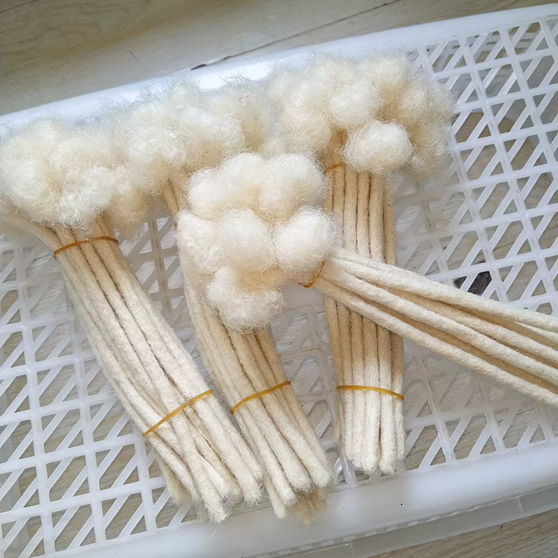 Extensions de dreadlocks en cheveux humains blonds 613 de 0