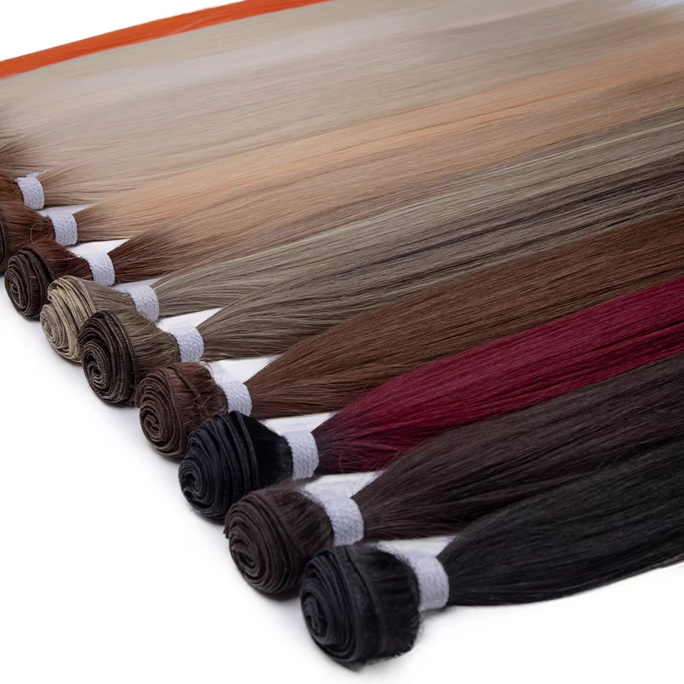 Mèches synthétiques Yaki lisses pour Salon de coiffure