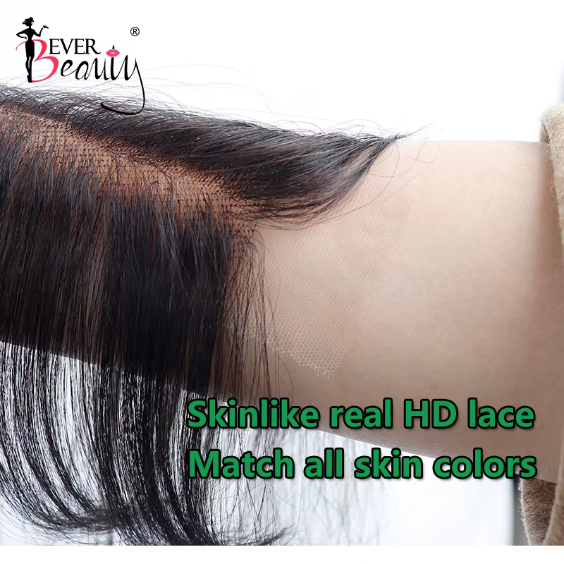 Frange de cheveux humains coupe émoussée