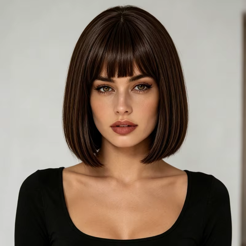Perruque synthétique pour femme