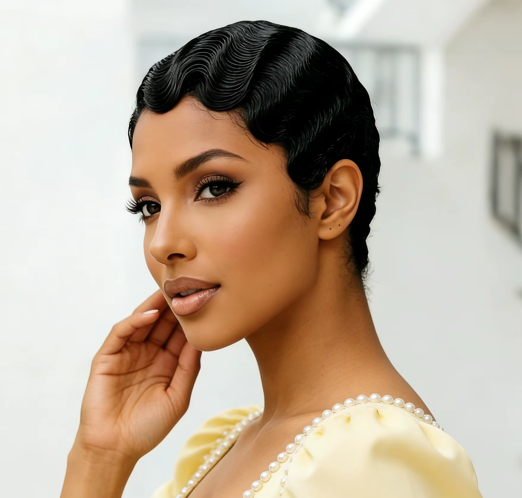 Perruque Lace Front 13x4 en Cheveux Humains Brésiliens