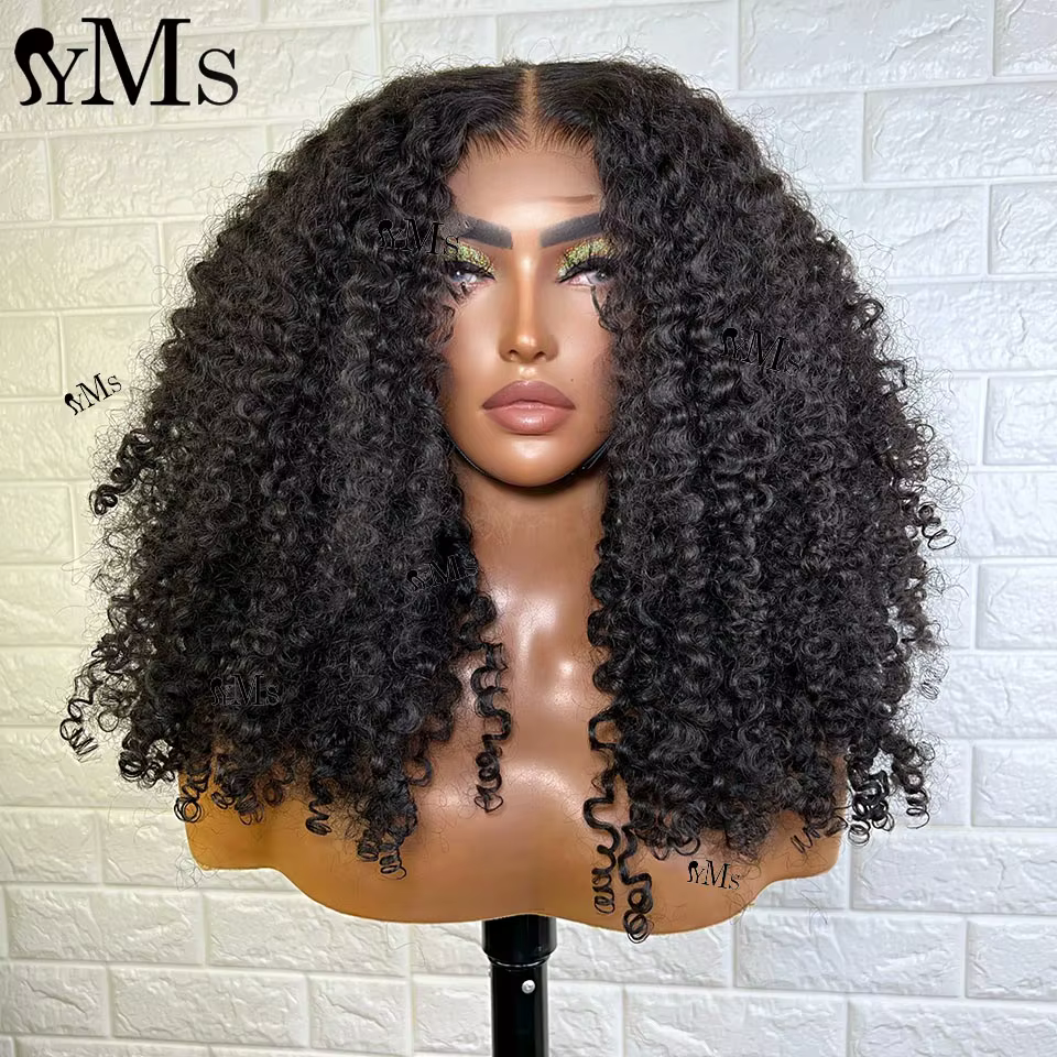 Elite-Perruque Lace Front Wig naturelle crépue bouclée pour femme