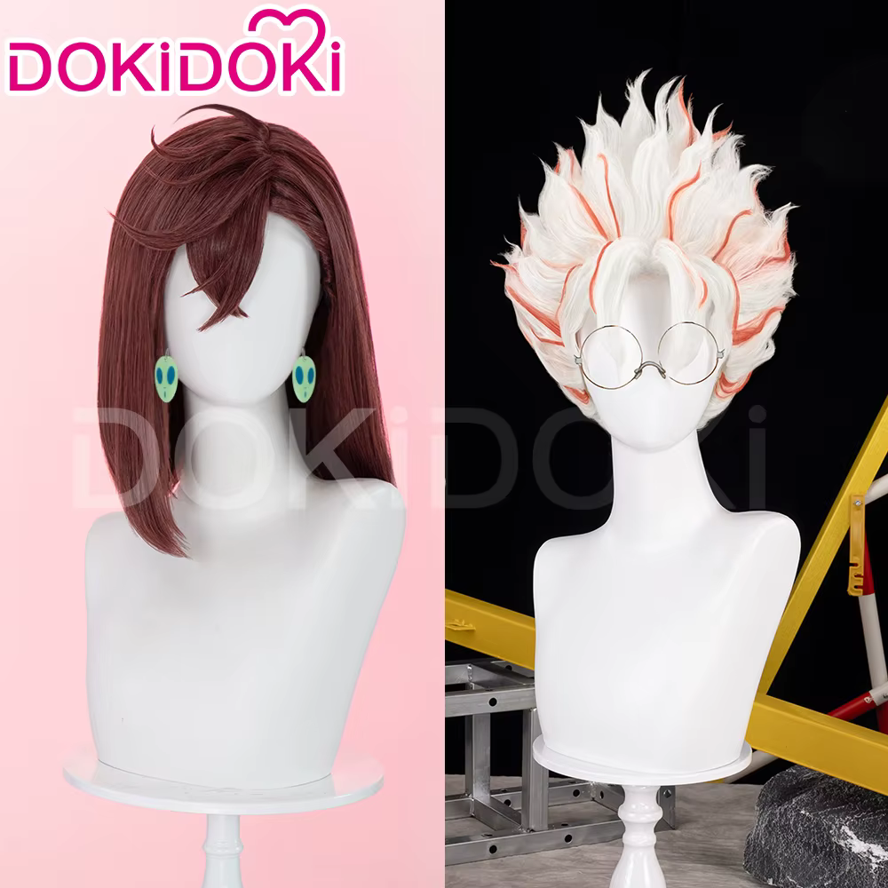 EN STOCK Perruque de cosplay Momo Ayase Okarun Anime Dandadan