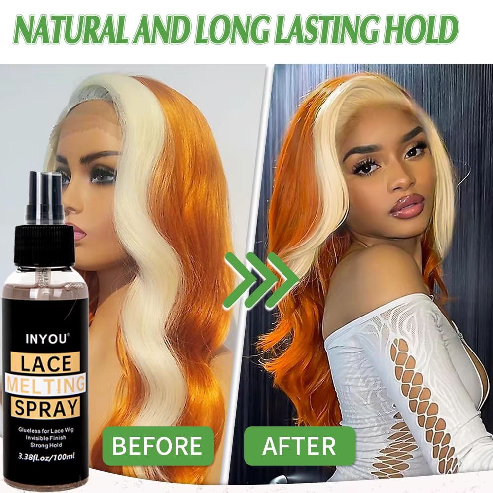 Spray de fusion de dentelle et Spray de maintien