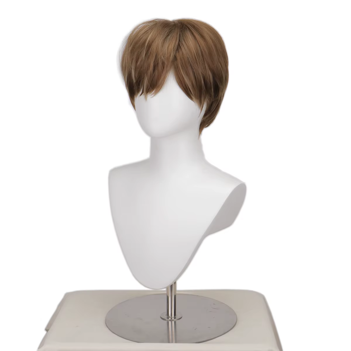 Perruque de cosplay Leon Scott Kennedy pour homme