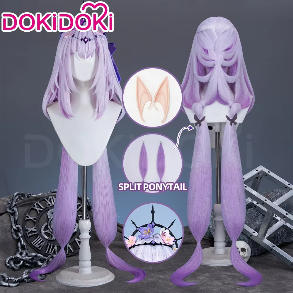 En STOCK Castorice Hyacine perruque jeu Honkai: Star Rail DokiDoki Halloween 100 cm cheveux longs