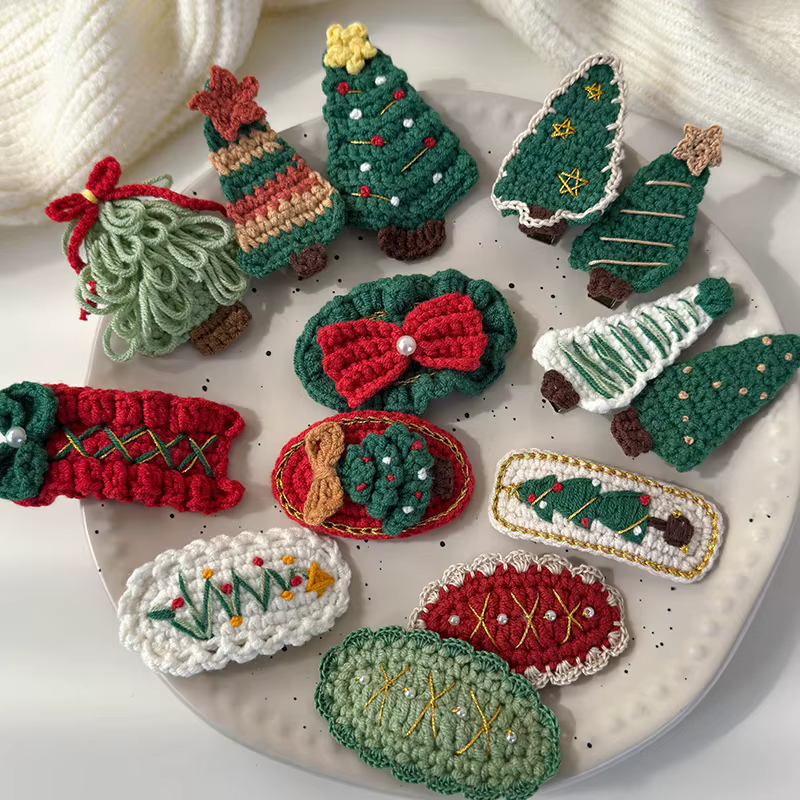 Pinces à cheveux série noël