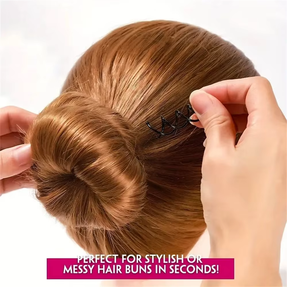 Épingles à cheveux en spirale pour femmes